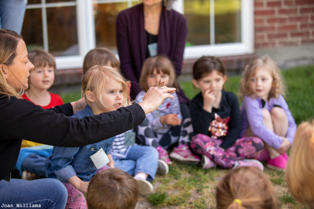 PreK Teacher Jena outdoors